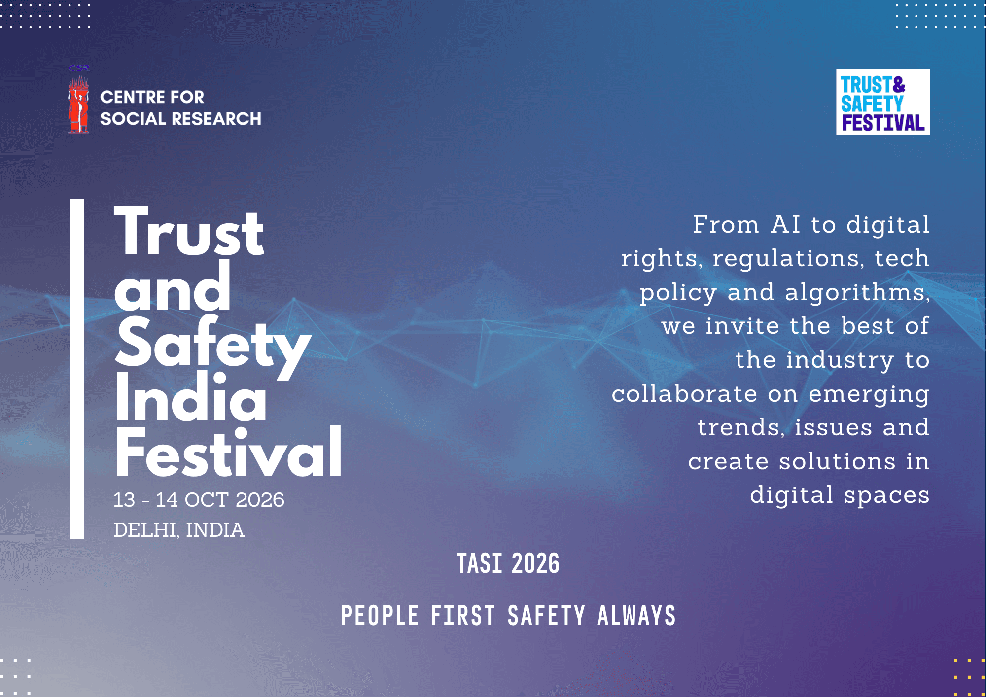 TASI sponsorship brochure material